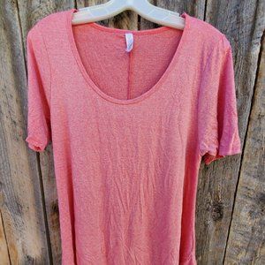 LulaRoe Pink/Coral Top M